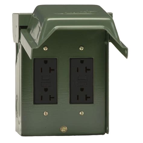 outdoor outlet receptacle box